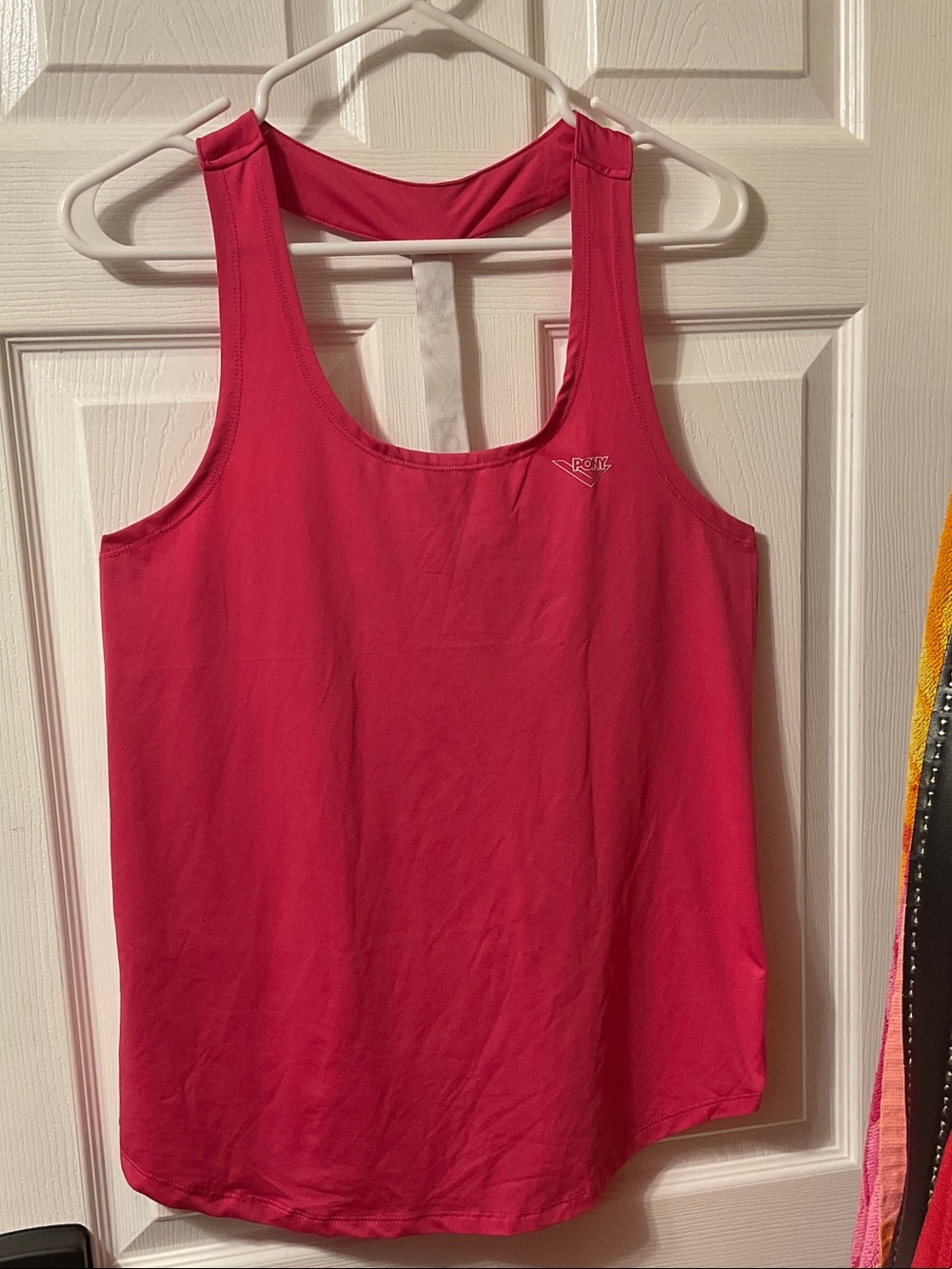 Pony Hot Pink Racerback Tank Top